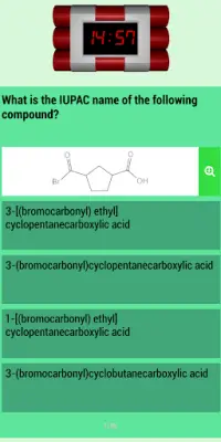 Time Bomb Game 3 - Chemical Nomenclature Screen Shot 2