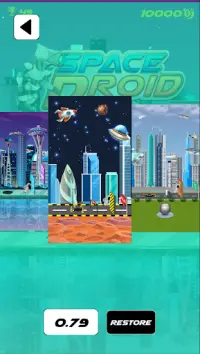 Space Droid - Dip Dodge and Dash Screen Shot 1