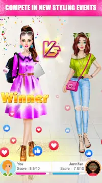 College Fashion Dress up Girls Screen Shot 4