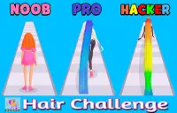 Hair challenge Run Rush Screen Shot 0