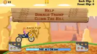 Donald Trump Hill Climb Racing Screen Shot 4