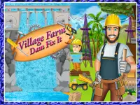 Village Dam Construction - Building Game Sim Screen Shot 0