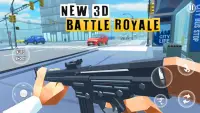 3D Battle Royale: Gangster City gry wojenne 2021 Screen Shot 5