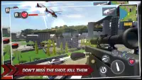 sniper 3d strike: jeu de tir à l'arc fps Screen Shot 1