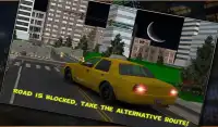 nowoczesne miasto taksówki 3d Screen Shot 13