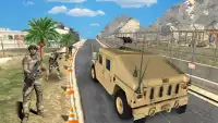 Ejército jeep conducción autobús- mejor transporte Screen Shot 1
