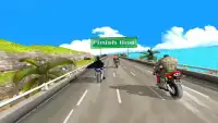 Crazy Bike Attack Race - Moto Shooter Screen Shot 6