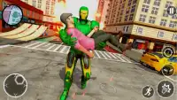 Superhero Iron Robot - Gangster Crime City Mission Screen Shot 1