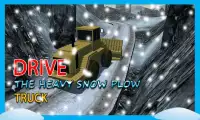 Tuyết xe tải cày simulator Screen Shot 2