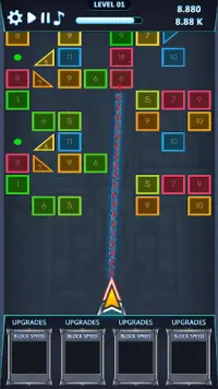 Glow Ball Breaker Quest Challenge Game Screen Shot 1