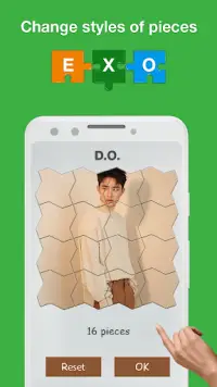 Offline Kpop Puzzle - EXO Jigsaw Puzzle Game Screen Shot 5