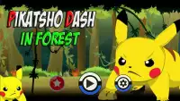 Pikachu dash In Forest Screen Shot 4