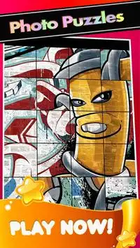 Graffiti Pictures-Street Art Puzzle Game Screen Shot 1