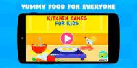 Kitchen Games - Fun Kids Cooking & Tasty Recipes Screen Shot 0