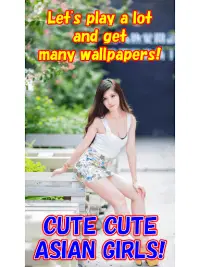 ASIAN GIRLS SOLITAIRE - GET cute wallpapers Screen Shot 8