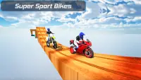 Bike Racing in sky 3D Screen Shot 0