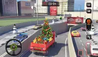 Design de casa caminhão Simulador Jogos de Natal Screen Shot 9