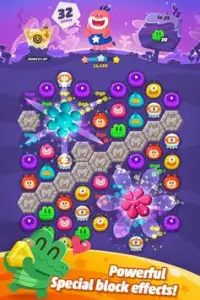 Momo Pop - Jogo de match 3 e hexa puzzle Screen Shot 1