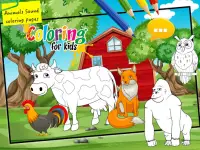 Suoni di animali - giochi da colorare per bambini Screen Shot 5