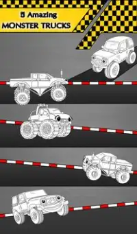Monster Trucks Coloring Game Screen Shot 11