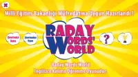 Raday Words World : İngilizce Öğrenme Oyunu Screen Shot 0