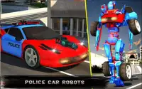polizia robot auto simulatore Screen Shot 13
