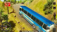 Dağ Otobüs Sürücüsü Simülatörü 2019: Offroad Otobü Screen Shot 6