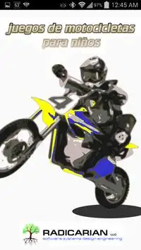 Juegos de motos para niños Screen Shot 0