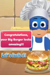 Mask Hero Chef Burger Cooking Screen Shot 2