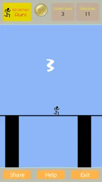 Stickman Run Screen Shot 1