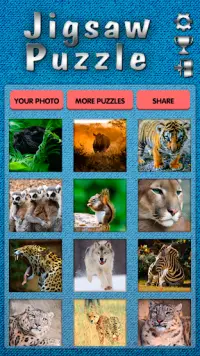직소 퍼즐 동물 Screen Shot 0