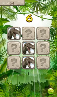 Memori permainan: Dinosaur: Penggoda otak *Percuma Screen Shot 6