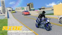 Flying Motorbike Stunts Riding Simulator Screen Shot 3