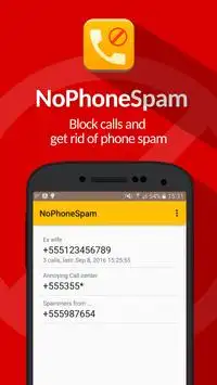 NoPhoneSpam – Just Block Calls Screen Shot 0