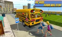 Simulator Bus Sekolah Kota Modern 2017 Screen Shot 2