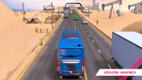 Highway Bus Racing- Автобус Вождение Игра Screen Shot 0