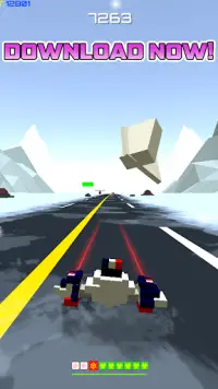 Ice Hover-craft Snow Race Screen Shot 1