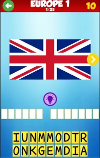Guess the Country - Flag Quiz Screen Shot 3