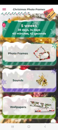 クリスマスのフォトフレーム Screen Shot 7