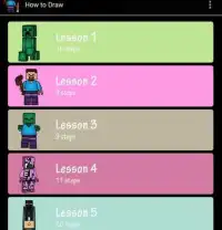 How To Draw Minecraft Legos Screen Shot 4