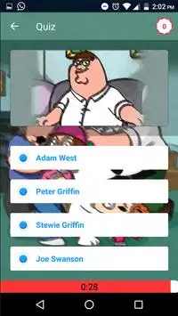Guess Family Guy Trivia Quiz Screen Shot 3