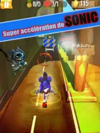 Sonic shadow fast run Screen Shot 1