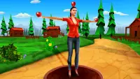 Apple Shooter Girl - 3d Archery Game Screen Shot 0