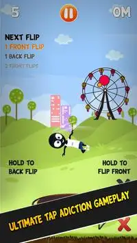 Trampolin Stickman Addictive Endless Jumping Screen Shot 0