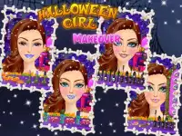 Halloween salon makeup Screen Shot 2