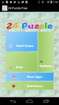24 Puzzle Free Screen Shot 0