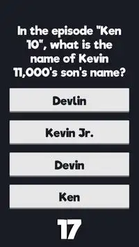 Trivia for Ben 10 Screen Shot 1