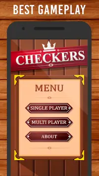 Classic Checkers Screen Shot 0