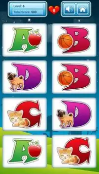 ABCD Memory - Kids Memory Game Screen Shot 4