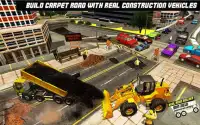 Real Road Builder Sim 2018: Construction Games Screen Shot 11